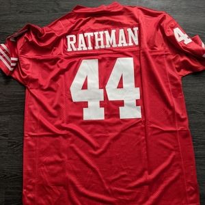 Tom Rathman 49ers throwback jersey NFL